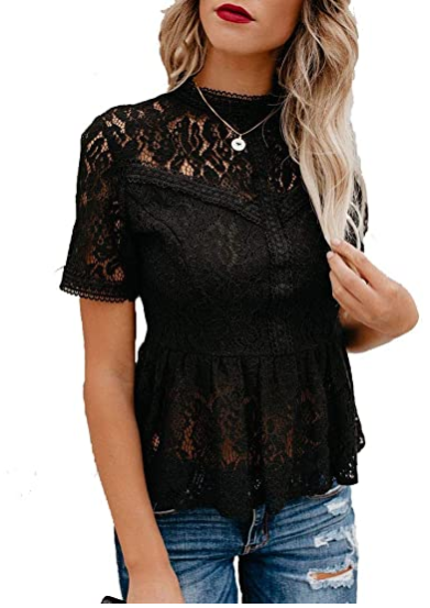 Summer Water-soluble Lace Temperament Crocheted Blouse Women - Premium Blouses from My Store - Just €55.42! Shop now at KIYOO Royal Brand