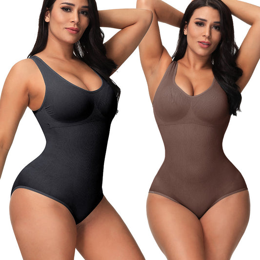 Corset Seamless One-piece Bodysuit - Premium jumpsuit from My Store - Just €28.65! Shop now at KIYOO Royal Brand