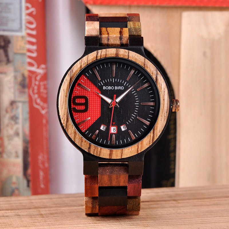 Houten horloge heren