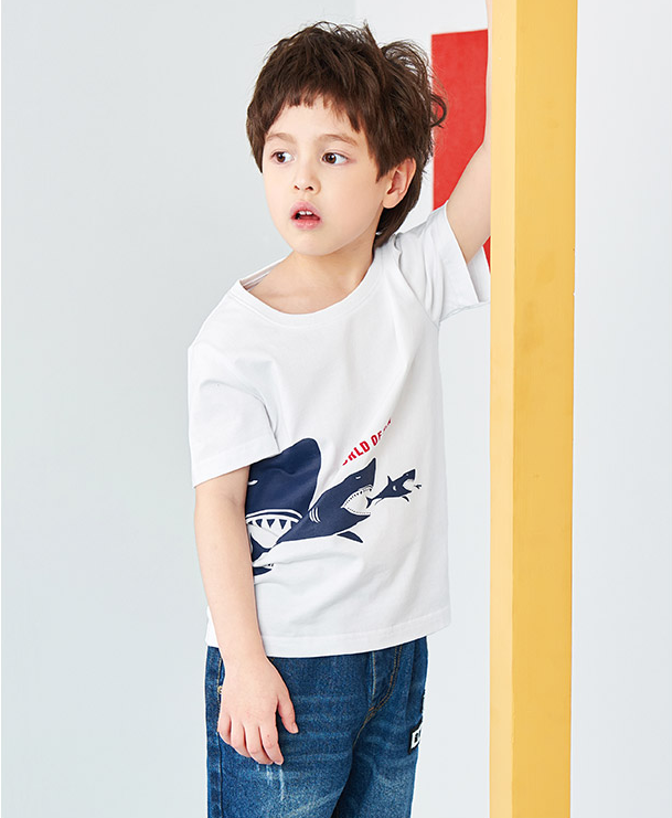 Summer Children's Wear Korean Fashion Children's Short Sleeve T-Shirt Cotton Kids Clothes Summer Boy Half Sleeve Top - Premium T-shirt Jongens from My Store - Just €13.16! Shop now at KIYOO Royal Brand