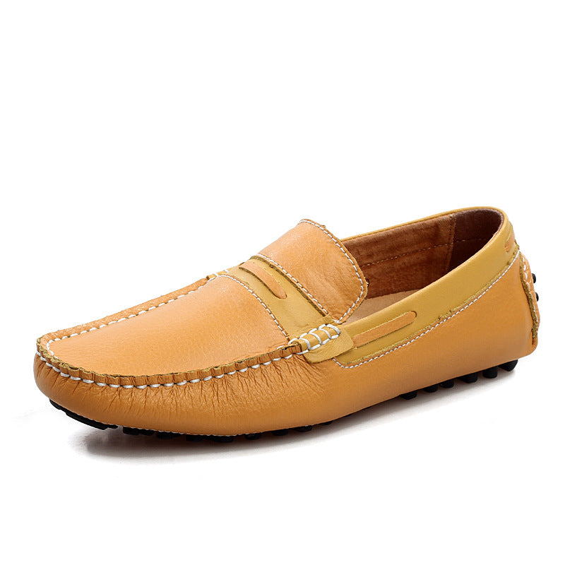 Casual shoes round toe breathable men's single shoes - Premium Loafers from My Store - Just €83.99! Shop now at KIYOO Royal Brand