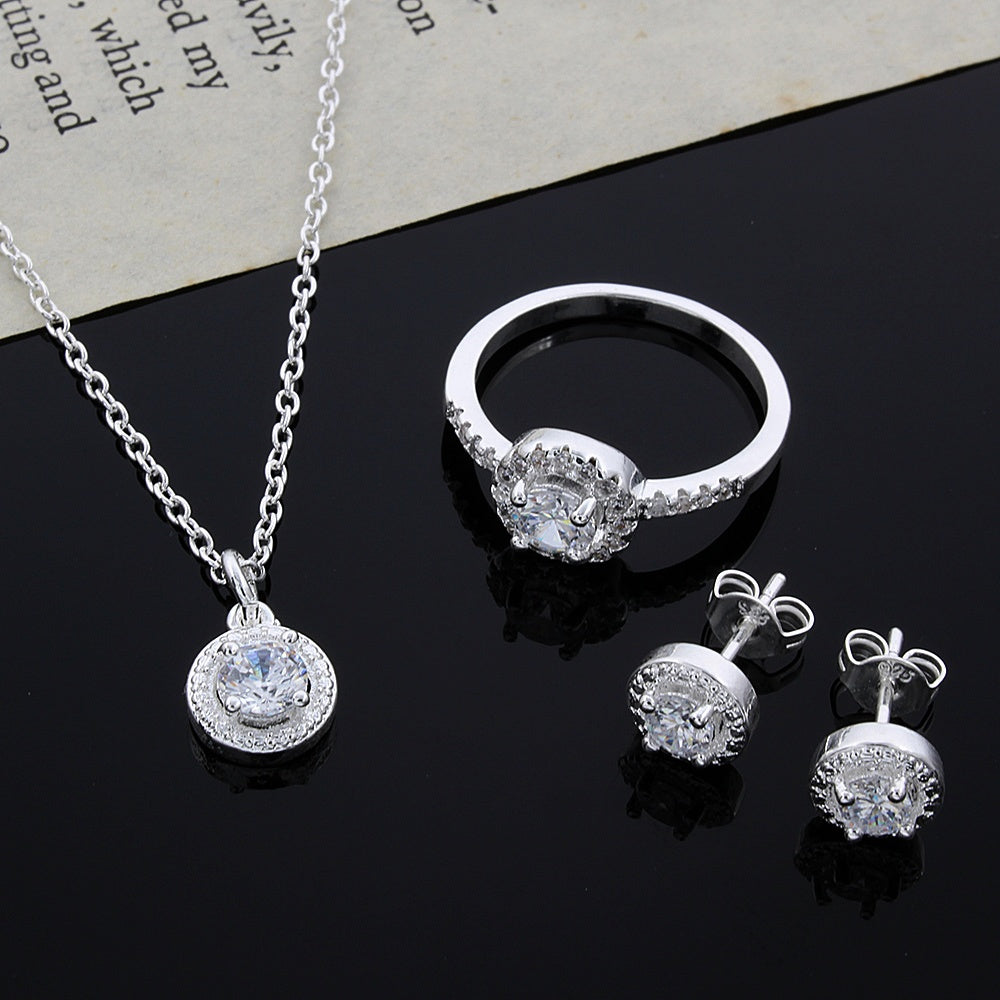 Zirkoon sieraden set - Premium dames sieraden from My Store - Just €47.19! Shop now at KIYOO Royal Brand