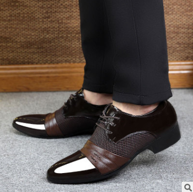 New men's fashion business casual shoes dress shoes - Premium veterschoenen from My Store - Just €43.18! Shop now at KIYOO Royal Brand