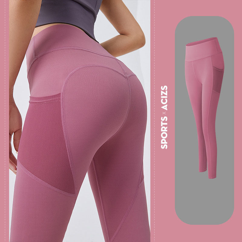 Yoga legging Dames met zak - Premium dames broeken from My Store - Just €24.88! Shop now at KIYOO Royal Brand