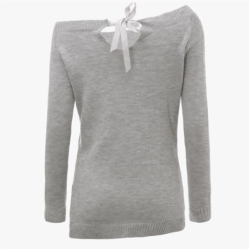 Women knitted pullover sweater