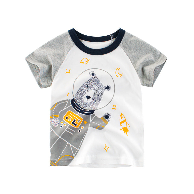 Children's cartoon T-shirt - Premium T-shirt Jongens from My Store - Just €12.59! Shop now at KIYOO Royal Brand