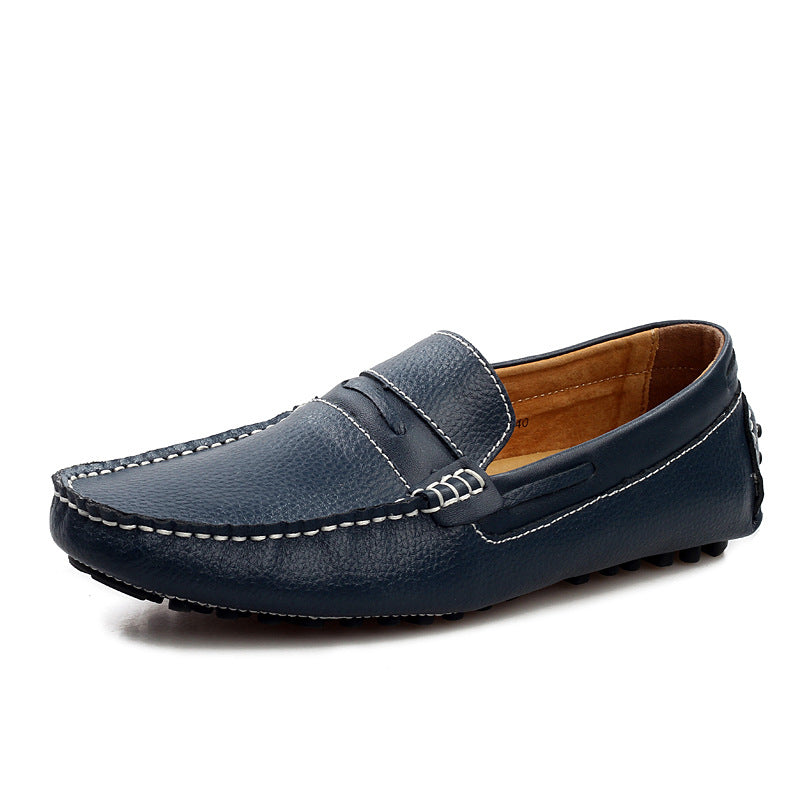 Casual shoes round toe breathable men's single shoes - Premium Loafers from My Store - Just €83.99! Shop now at KIYOO Royal Brand