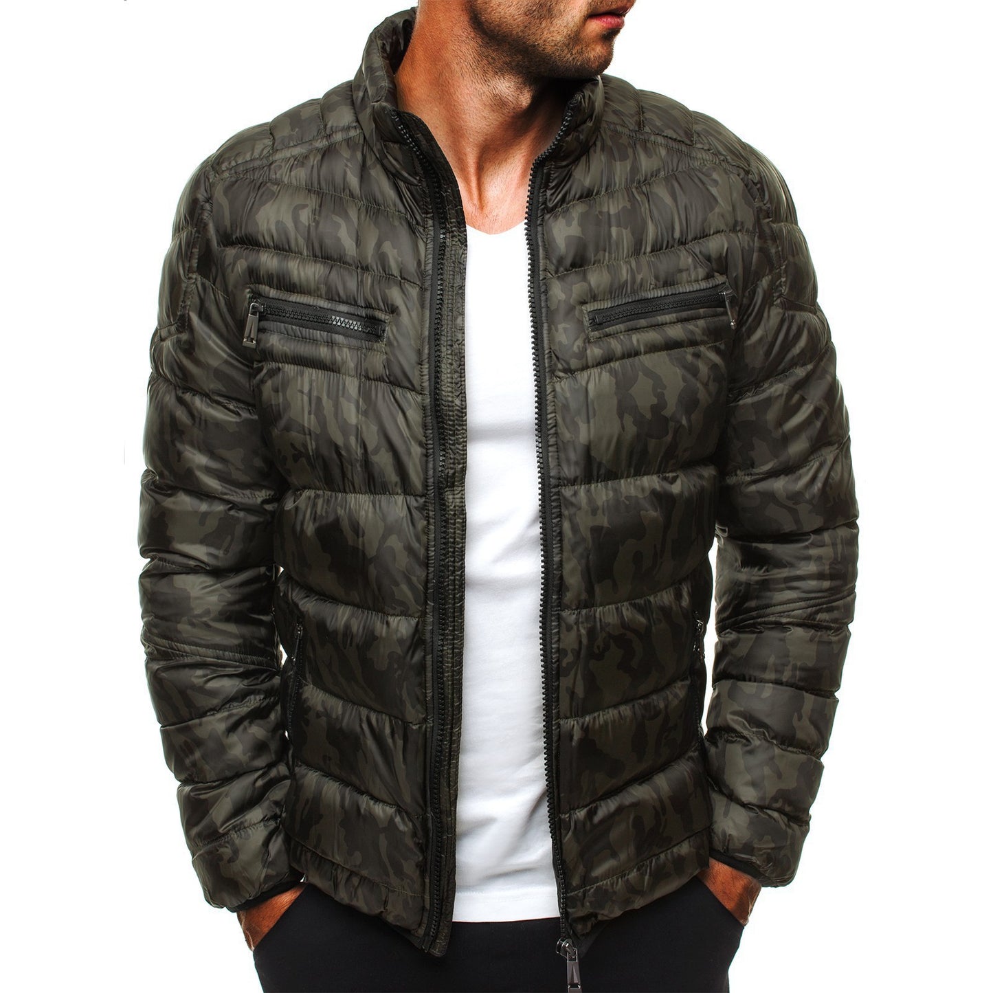 Camouflage print for men - Premium Jassen from My Store - Just €50.39! Shop now at KIYOO Royal Brand