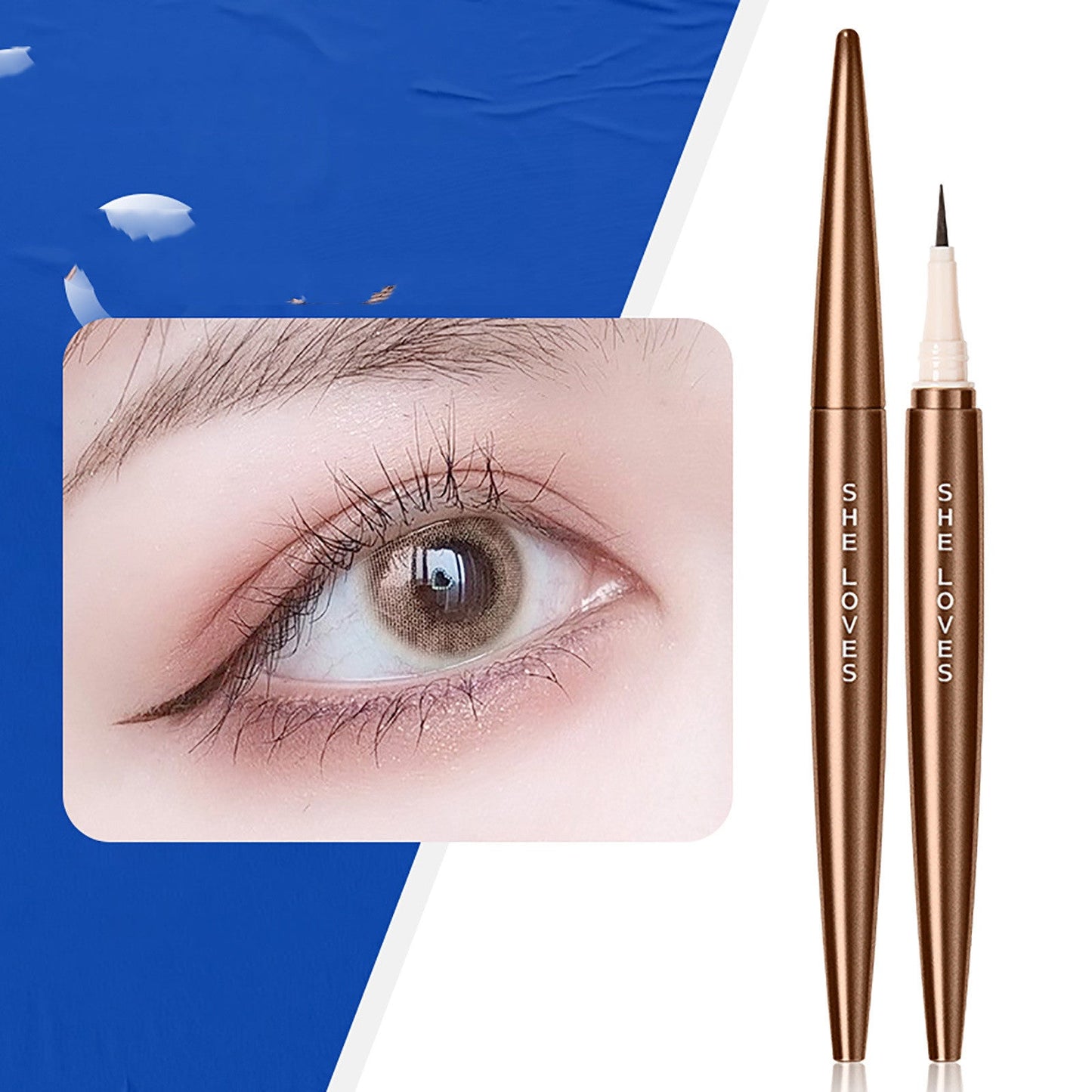 Vloeibaar eyelinerpotlood - Premium Cosmetica from KIYOO Royal Brand - Just €16.09! Shop now at KIYOO Royal Brand