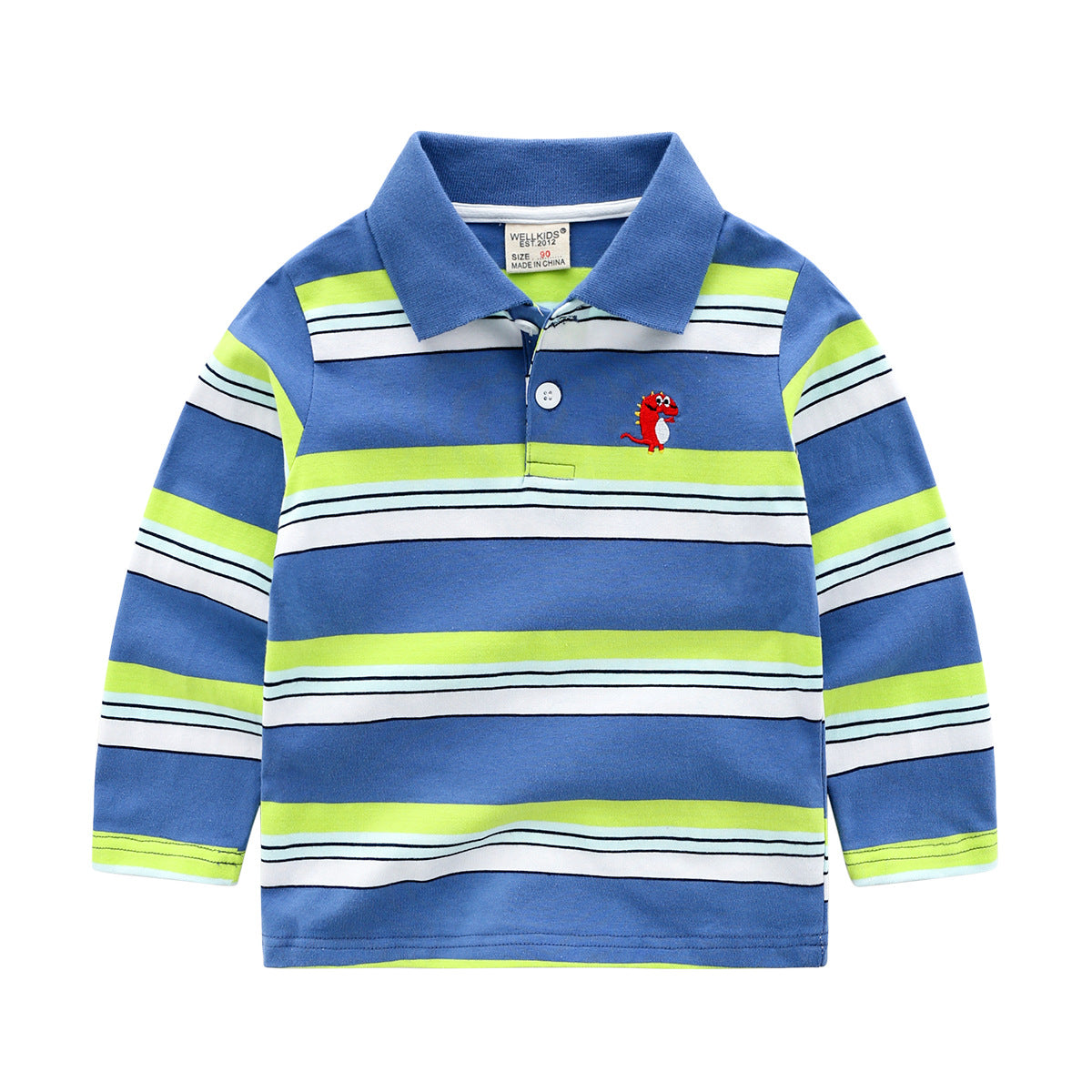 Boys striped long sleeve T-shirt - Premium T-shirt Jongens from My Store - Just €24.04! Shop now at KIYOO Royal Brand