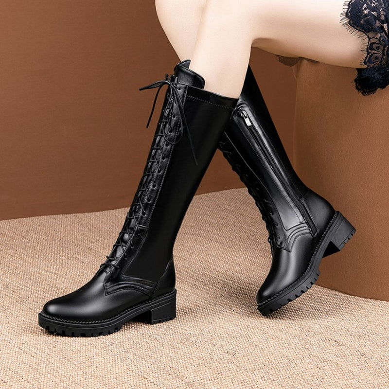 Fashion Knee-length Women's Boots - Premium Dames laarzen from My Store - Just €113.74! Shop now at KIYOO Royal Brand