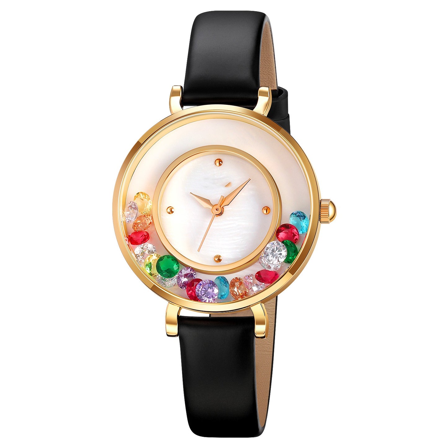 Elegant Gemstone Ball Exquisite Women's Watch - Premium Dames Horloges from My Store - Just €59.50! Shop now at KIYOO Royal Brand