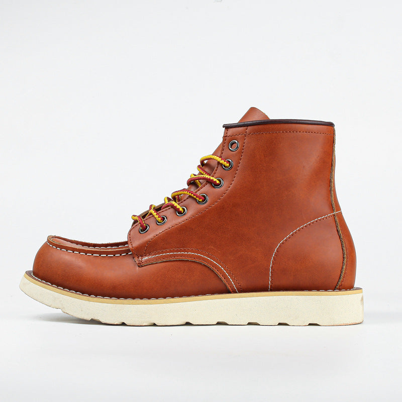 Retro Mark Head Work Boots Casual Martin Men - Premium Boots from My Store - Just €113.87! Shop now at KIYOO Royal Brand