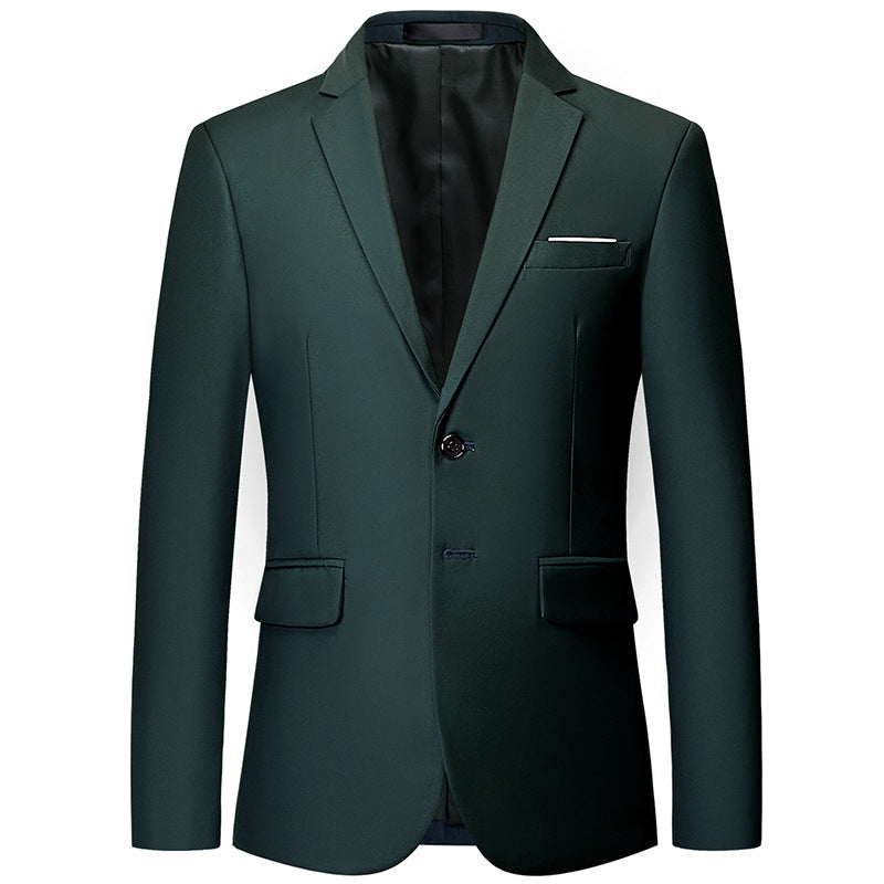 Men's Fashion Casual Two-button Small Suit Jacket - Premium Pakken & Stropdassen from My Store - Just €60.65! Shop now at KIYOO Royal Brand