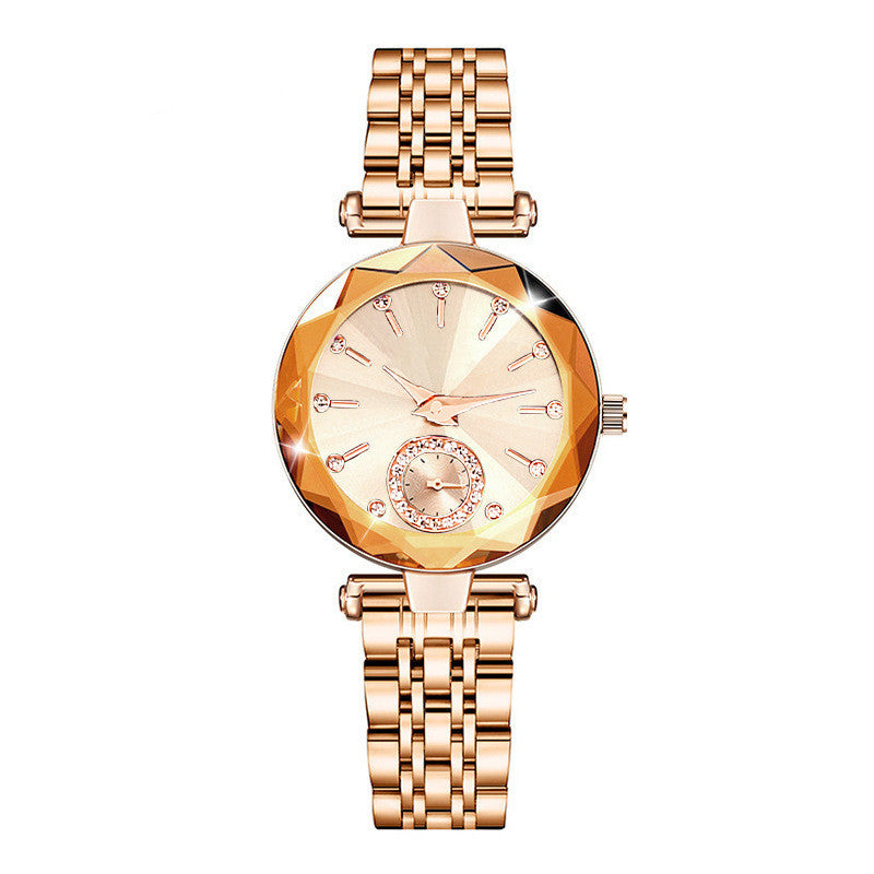 Women's Fashion Simple Cut Quartz Watch Steel Band - Premium Dames Horloges from My Store - Just €50.57! Shop now at KIYOO Royal Brand