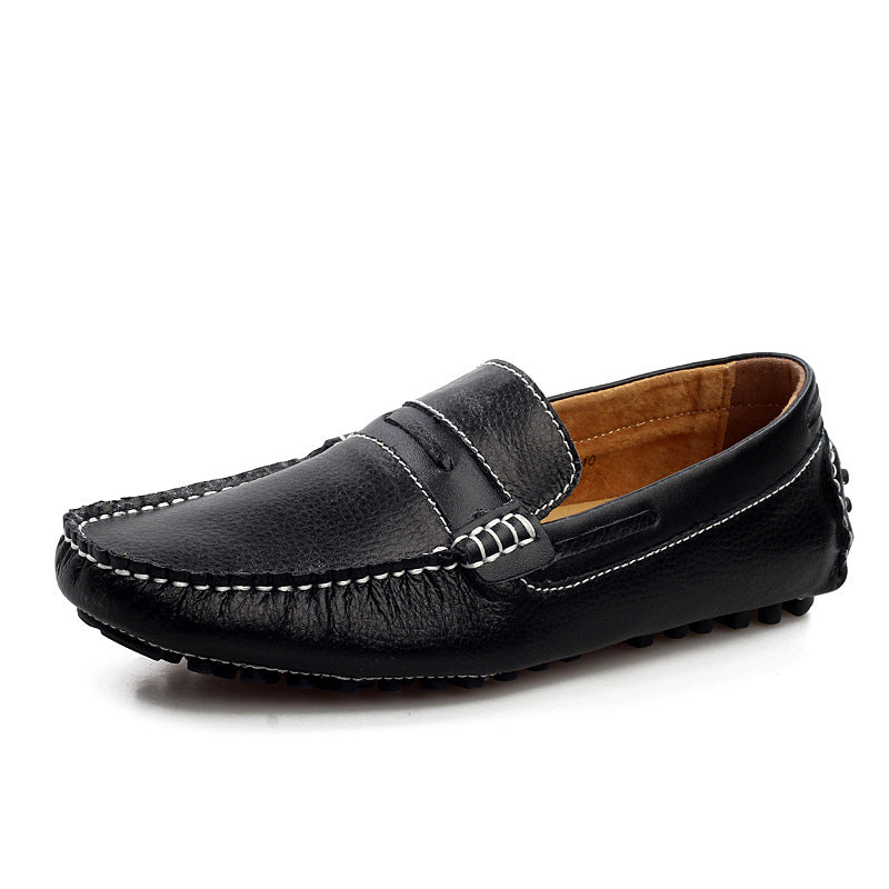 Casual shoes round toe breathable men's single shoes - Premium Loafers from My Store - Just €83.99! Shop now at KIYOO Royal Brand