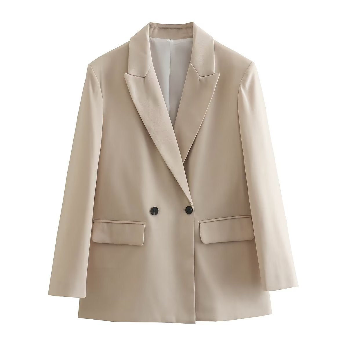 Women's Street Fashion Temperament Two Button Blazer - Premium Dames Jassen from My Store - Just €56.94! Shop now at KIYOO Royal Brand