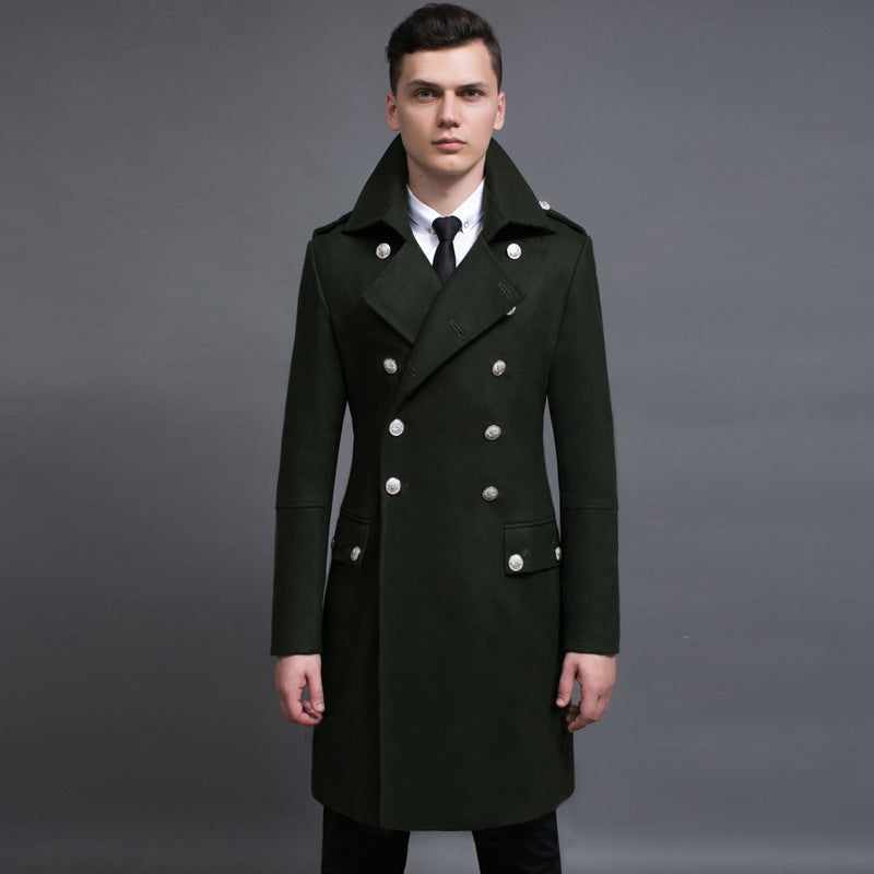 Double-row Retro Woolen Coat Man - Premium Jassen from My Store - Just €245.37! Shop now at KIYOO Royal Brand