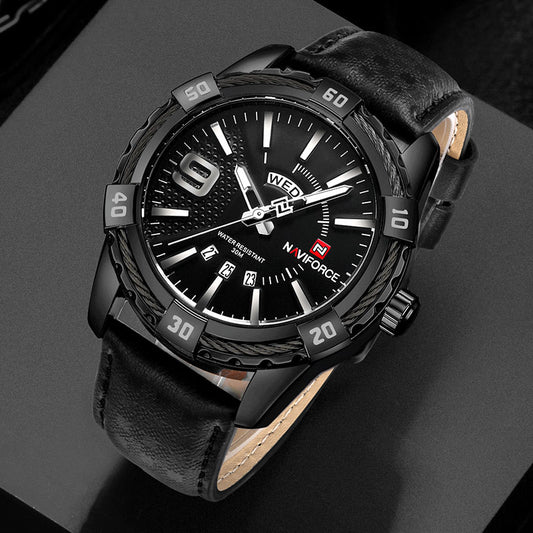 Men's Fashion Trend Personality Sports Large Dial Quartz Watch