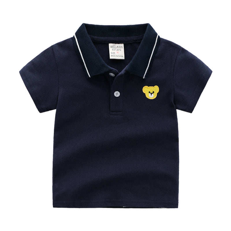 Cartoon Children's Shirt Short Sleeve POLO Shirt - Premium T-shirt Jongens from My Store - Just €16.31! Shop now at KIYOO Royal Brand