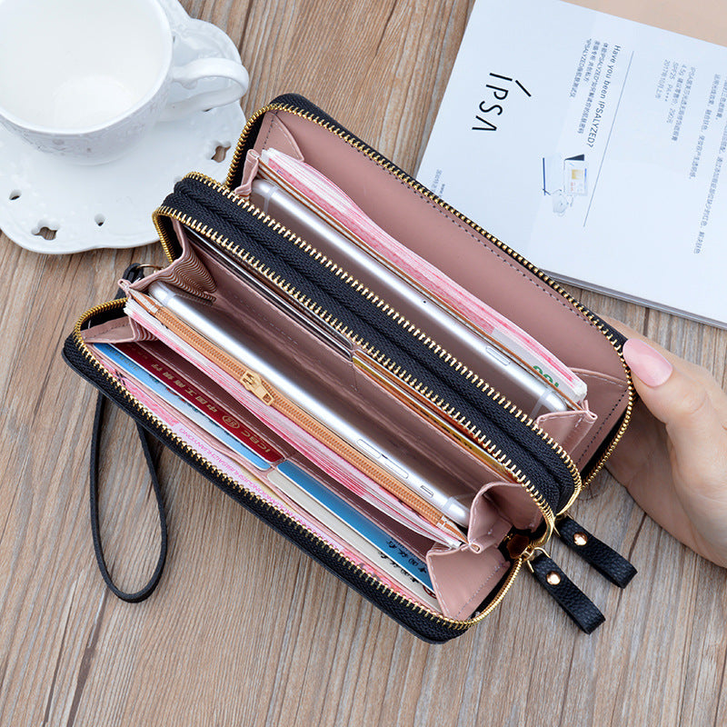 New Wallet Women's Long Double Zip Clutch - Premium Portemennees from My Store - Just €19.87! Shop now at KIYOO Royal Brand