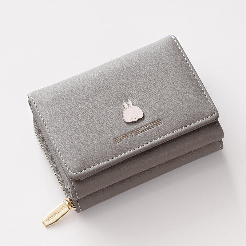 Women's Square Wallet Three Fold Multifunctional Card Holder - Premium Portemennees from My Store - Just €22.85! Shop now at KIYOO Royal Brand