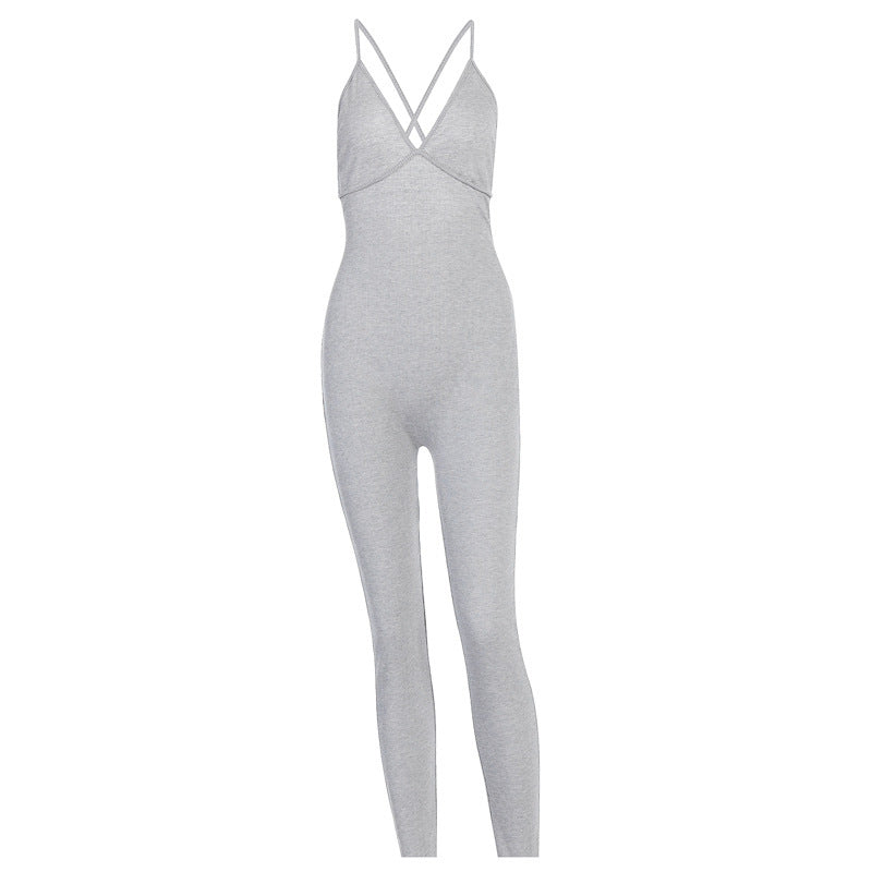 Halter suspender jumpsuit - Premium jumpsuit from My Store - Just €31.50! Shop now at KIYOO Royal Brand