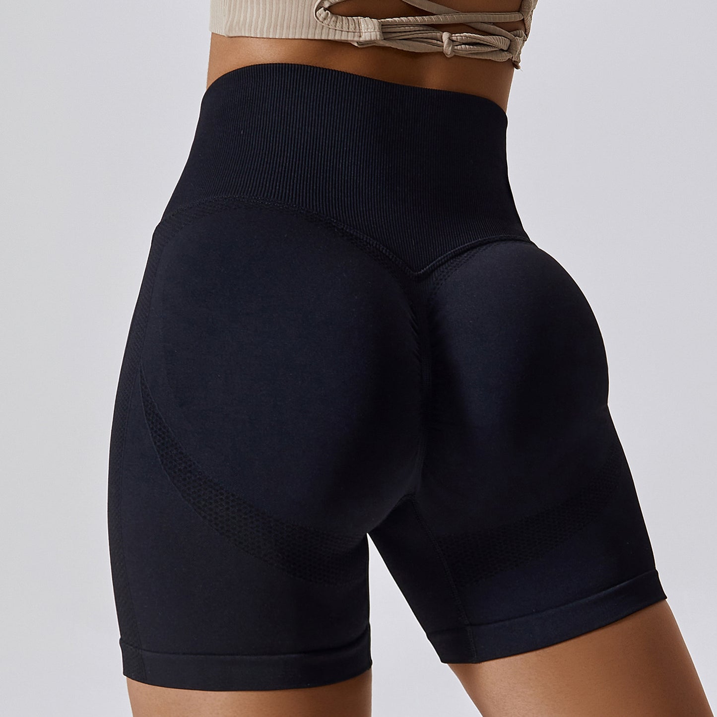 Women's Seamless Yoga Shorts In Europe And America - Premium dames broeken from My Store - Just €60.73! Shop now at KIYOO Royal Brand