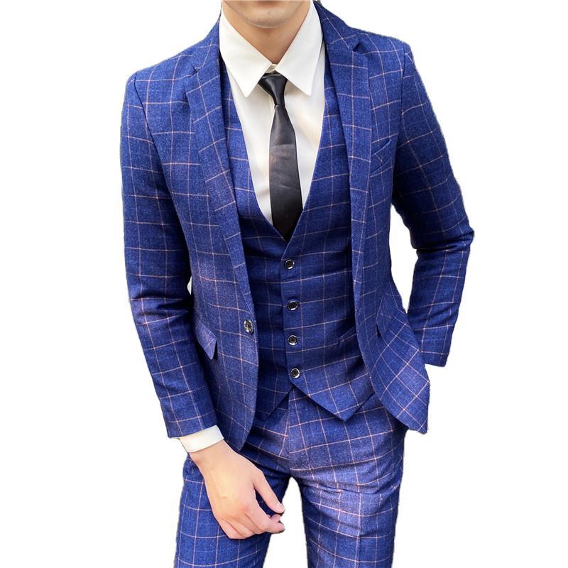 Plaid casual blazer - Premium Pakken & Stropdassen from My Store - Just €70.04! Shop now at KIYOO Royal Brand