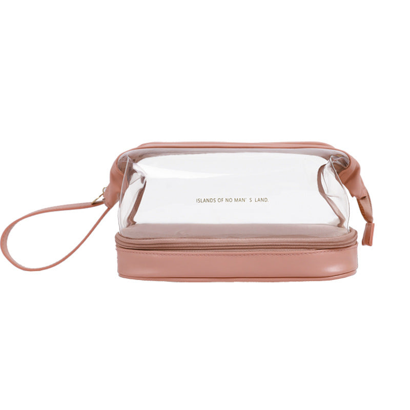 Double Layer Cloud Transparent Steel Wire Cosmetic Bag - Premium Cosmetica from My Store - Just €37.03! Shop now at KIYOO Royal Brand