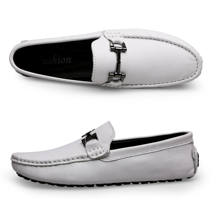 Slip On Genuine Leather Loafers Men Casual Shoes Designer - Premium Loafers from My Store - Just €97! Shop now at KIYOO Royal Brand