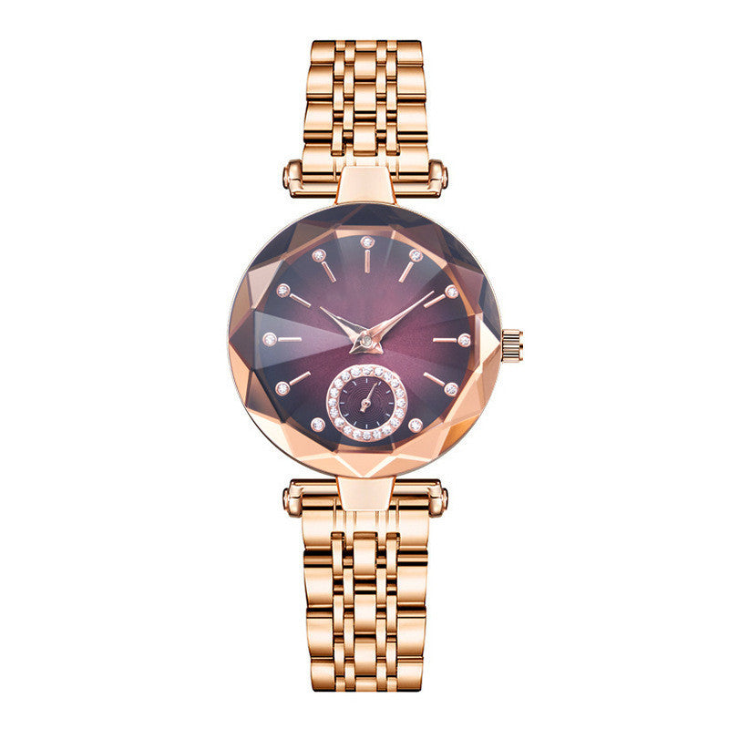 Women's Fashion Simple Cut Quartz Watch Steel Band - Premium Dames Horloges from My Store - Just €50.57! Shop now at KIYOO Royal Brand