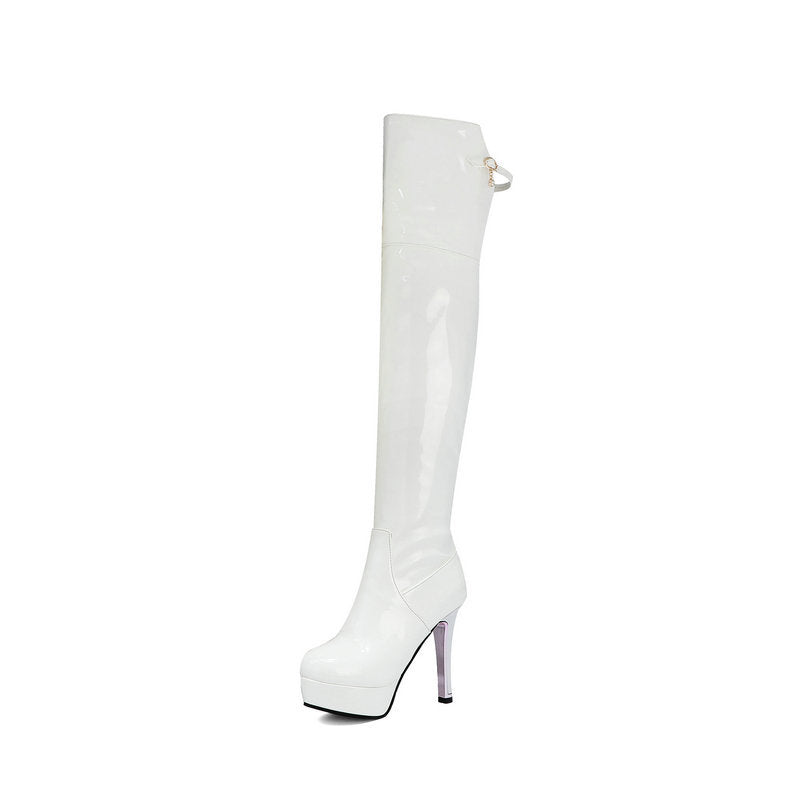 Women's Sexy Over-knee Elastic Boots - Premium Dames laarzen from My Store - Just €90.01! Shop now at KIYOO Royal Brand