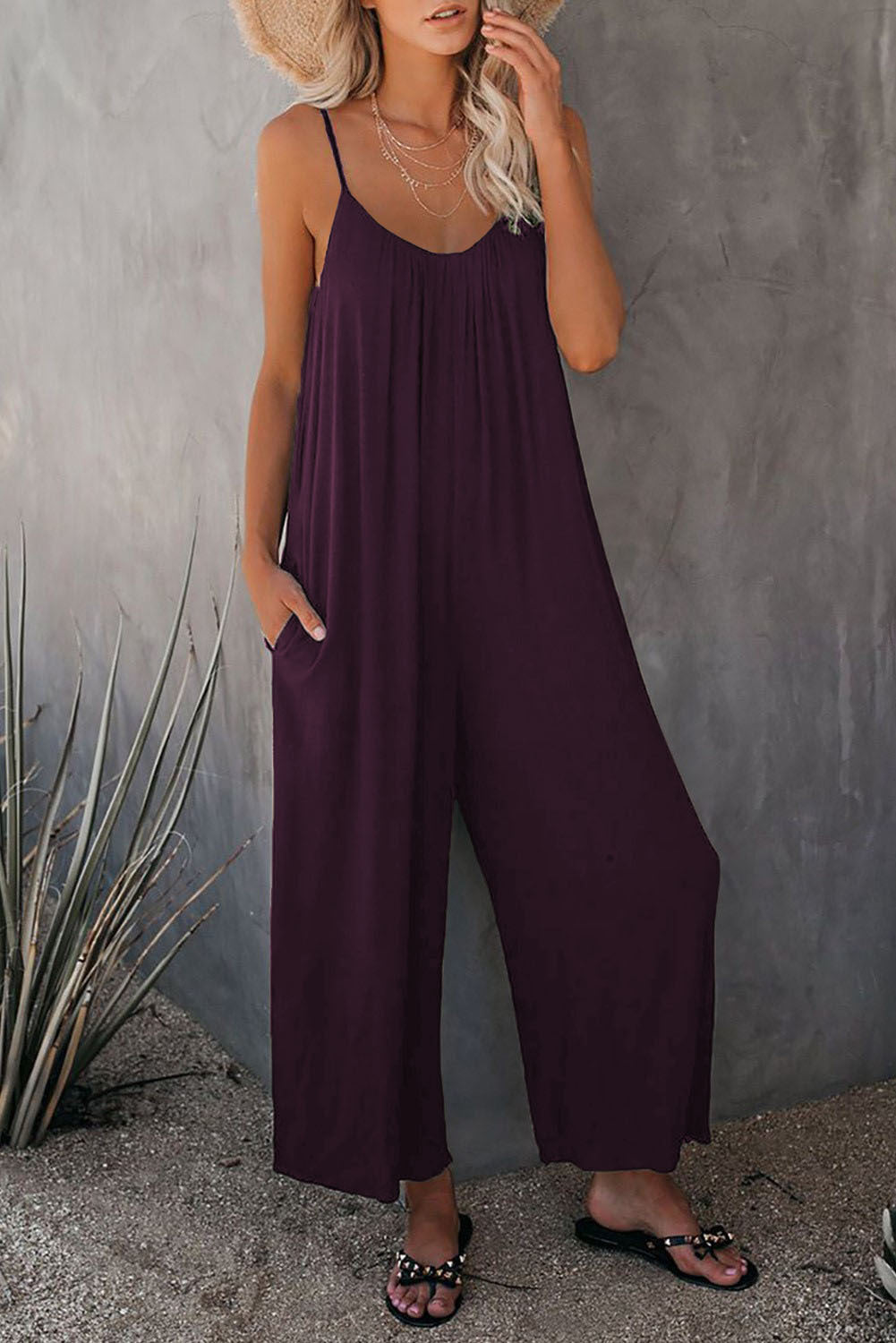 Romper Jumpsuit With Pockets Long Pant - Premium jumpsuit from My Store - Just €33.86! Shop now at KIYOO Royal Brand