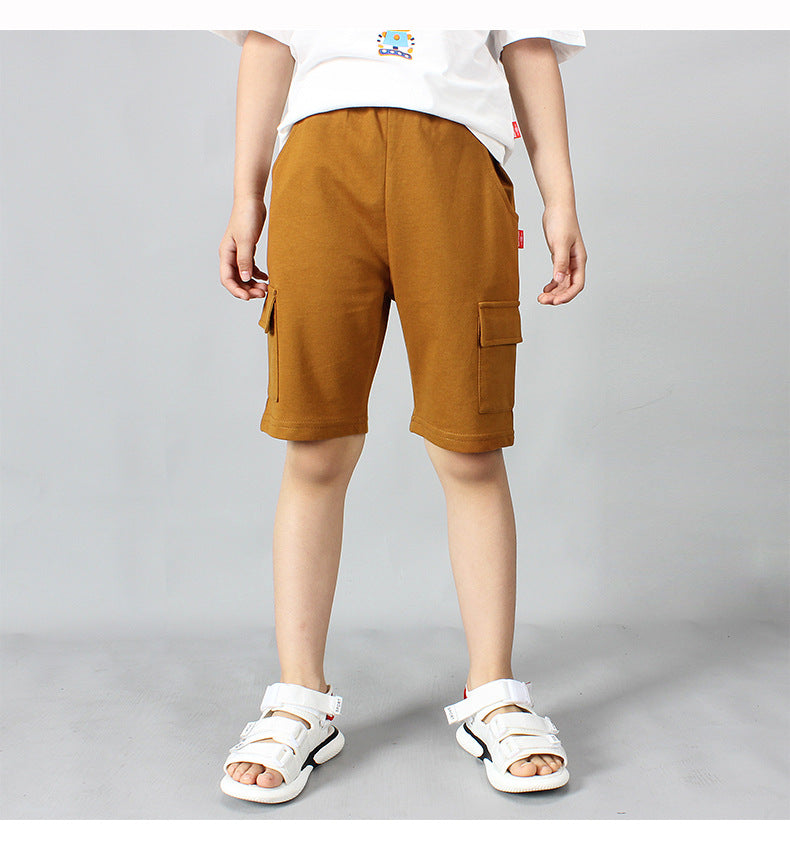 Summer New Boys' Cotton Casual Overalls Shorts - Premium Jongens broeken from My Store - Just €28.65! Shop now at KIYOO Royal Brand