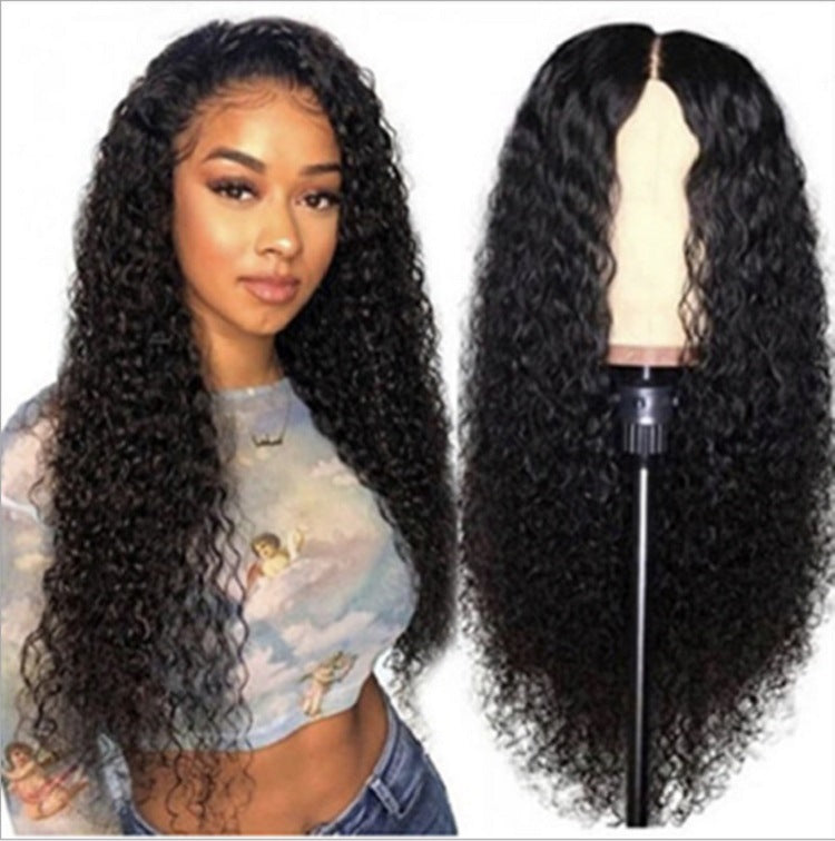 Wave high temperature silk African wig - Premium Pruiken/Waves from My Store - Just €60.43! Shop now at KIYOO Royal Brand