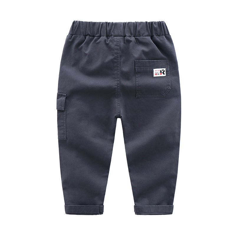 Children's cotton slim feet casual pants - Premium Jongens broeken from My Store - Just €19.85! Shop now at KIYOO Royal Brand