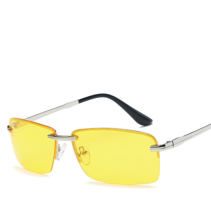 Polarized Sunglasses Frameless For Men - Premium Zonnebrillen from My Store - Just €21.63! Shop now at KIYOO Royal Brand