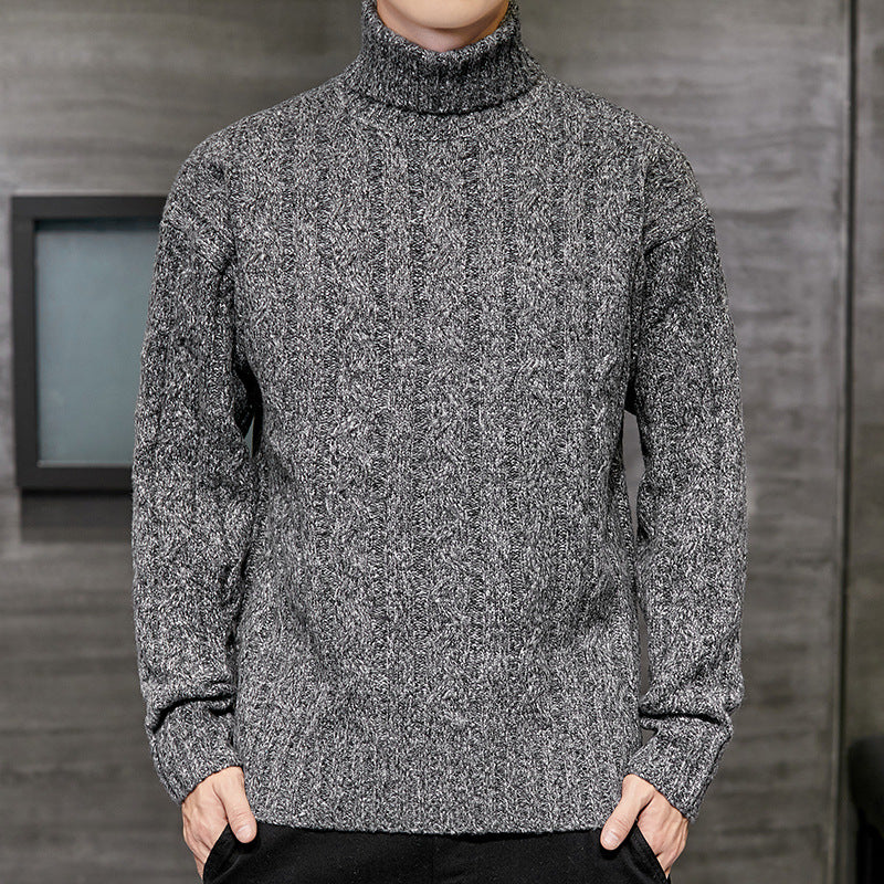 Loose High Neck Men Sweater Thickening - Premium Truien & Sweaters from My Store - Just €33.65! Shop now at KIYOO Royal Brand