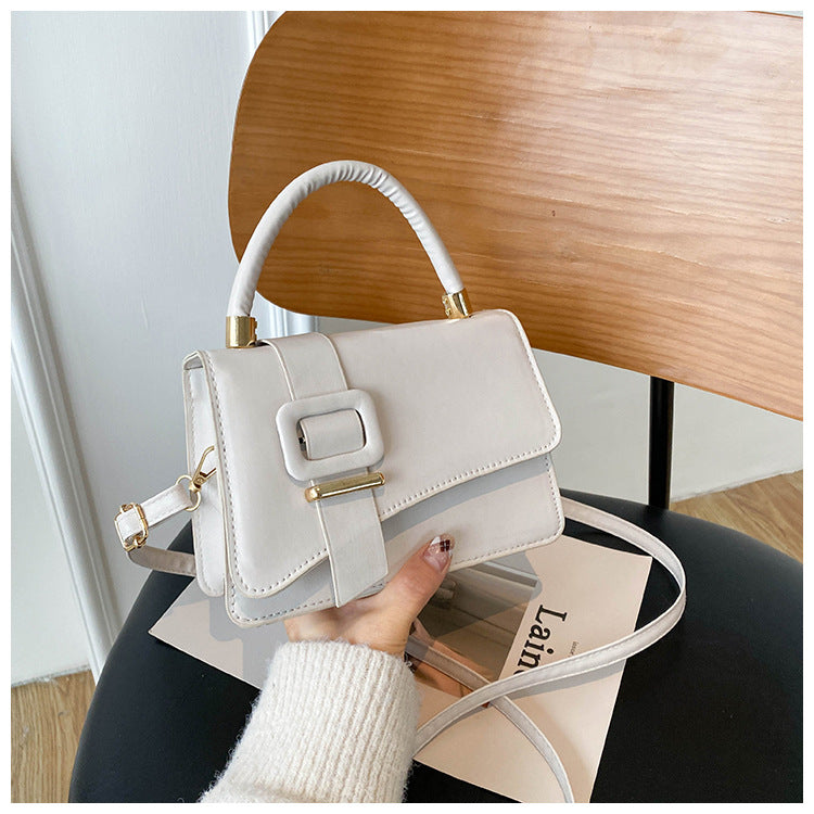 Korean Style Simple Fashion Shoulder Textured Small Square Bag - Premium Damestas from My Store - Just €20.89! Shop now at KIYOO Royal Brand