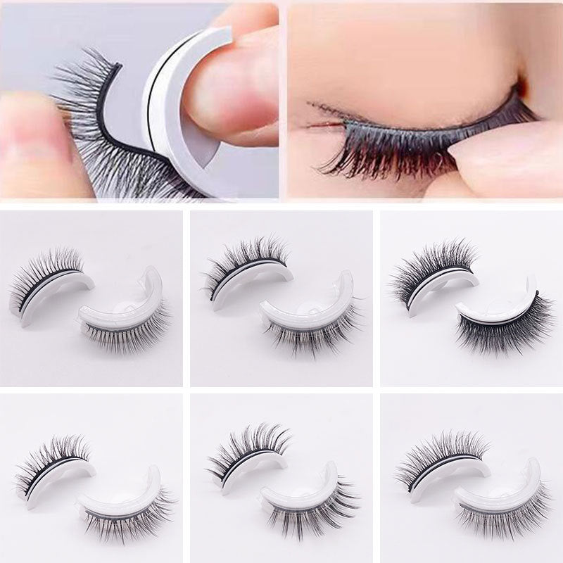 Self-adhesive Reusable Glue-free Eye Lashes With Natural Curl