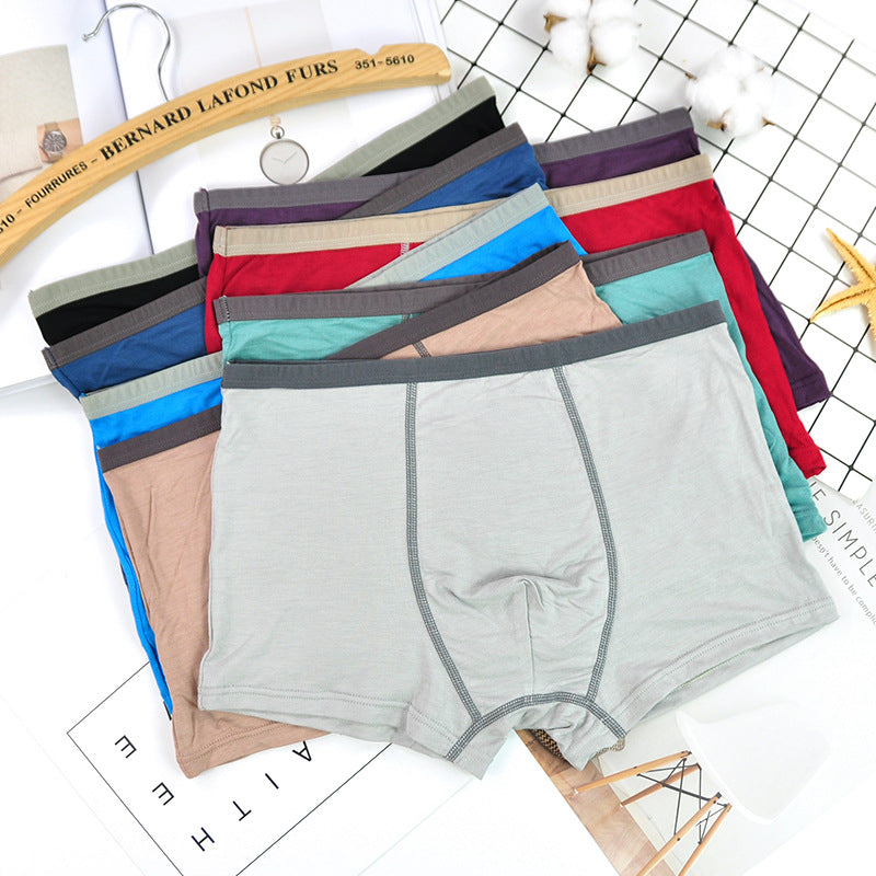 Sweat-absorbent U-convex boxer briefs