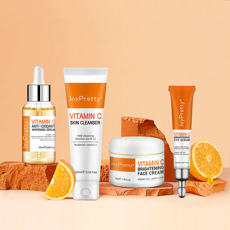 Vitamine C-crème Huidhydratatie en vochtinbrengende 5-delige gezichtsset - Premium Cosmetica from KIYOO Royal Brand - Just €12.03! Shop now at KIYOO Royal Brand