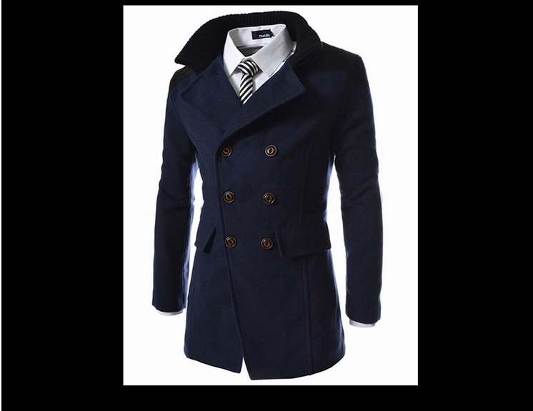 Double faced warm coat - Premium Jassen from My Store - Just €53.09! Shop now at KIYOO Royal Brand