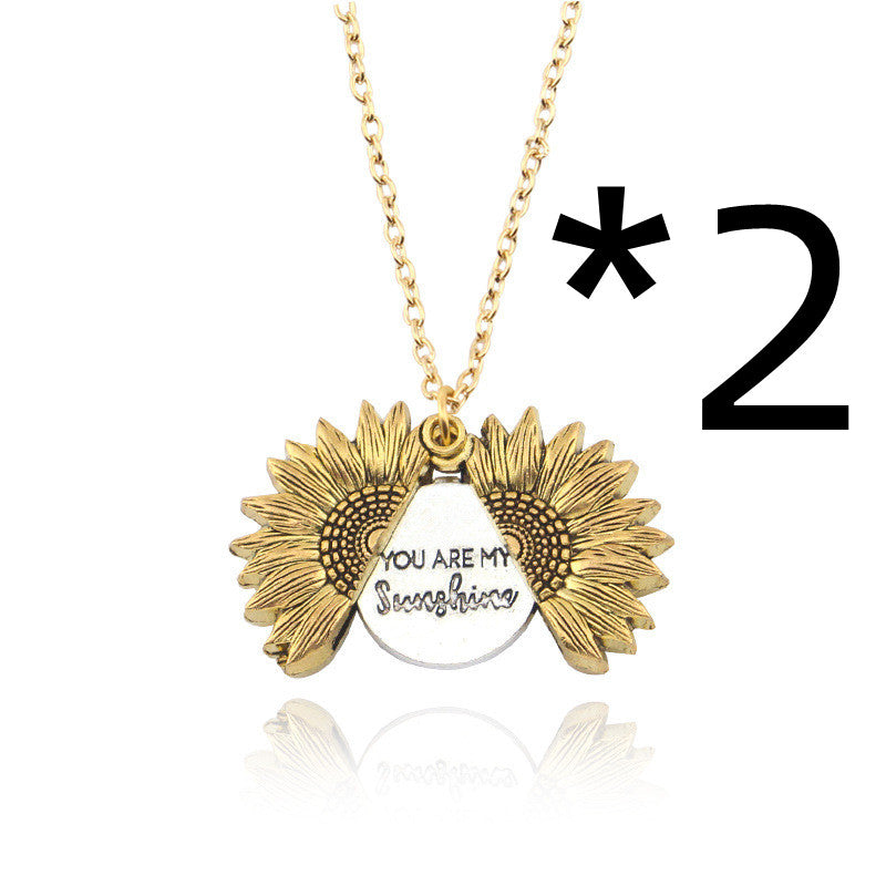 You Are My Sunshine Zonnebloem ketting dames