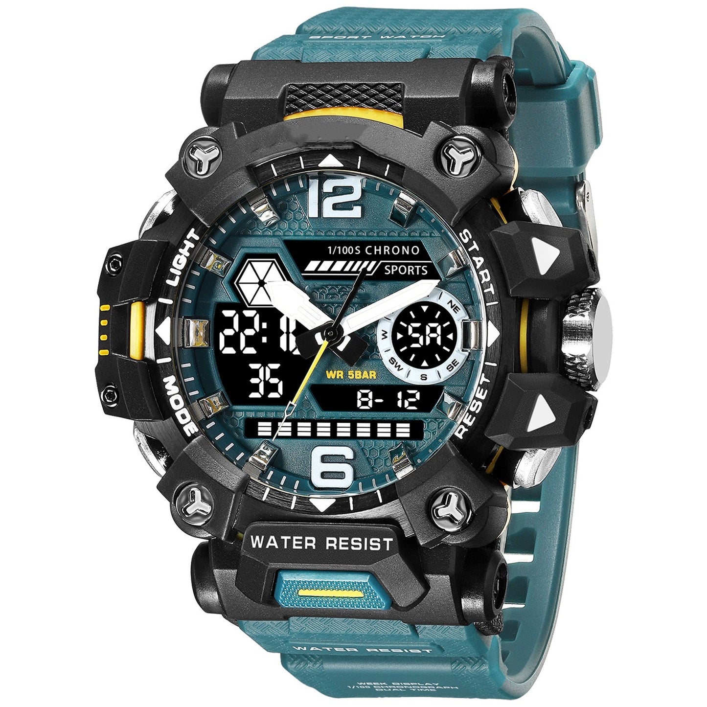 Men's Luminous Waterproof Outdoor Electronic Watch - Premium Watches from My Store - Just €25.69! Shop now at KIYOO Royal Brand