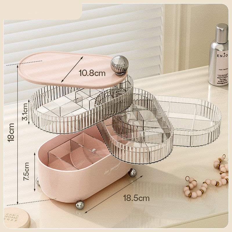 Stylish Rotating Desktop Storage Box