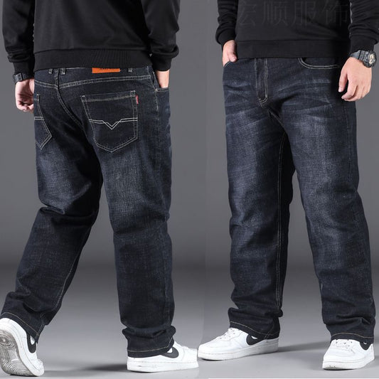 Men's Fashion Casual Straight Loose-fitting Pants - Premium Jeans from My Store - Just €30.36! Shop now at KIYOO Royal Brand