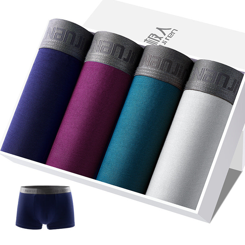 Modal Boxer Shorts Breathable Large Size Fatty Boxer Shorts Head Box - Premium Ondergoed from My Store - Just €55.61! Shop now at KIYOO Royal Brand