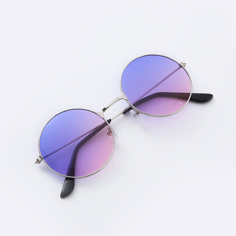 Men's Fashion Casual Color Round Sunglasses